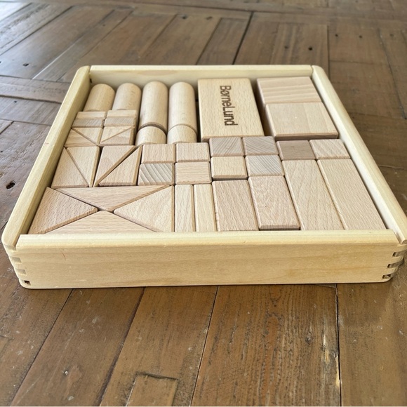 Bornelund original wooden block set Japanese kid toy 41 pieces - Picture 5 of 11